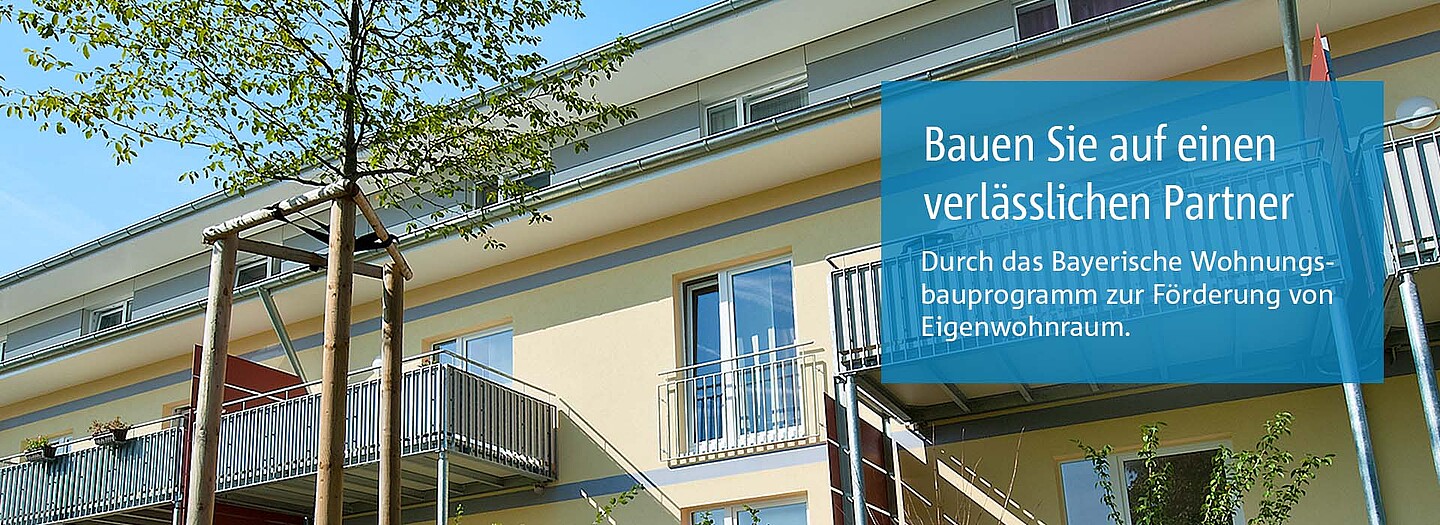 Bannerbild Bayerisches Wohnungsbauprogramm der BayernLabo für Eigenwohnraumförderung