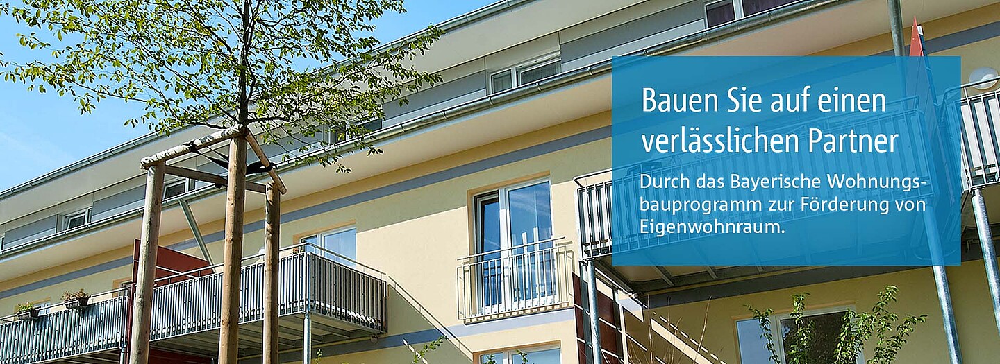 Bannerbild Bayerisches Wohnungsbauprogramm für Eigenwohnraumförderung | BayernLabo Bannerbild Bayerisches Wohnungsbauprogramm der BayernLabo für Eigenwohnraumförderung