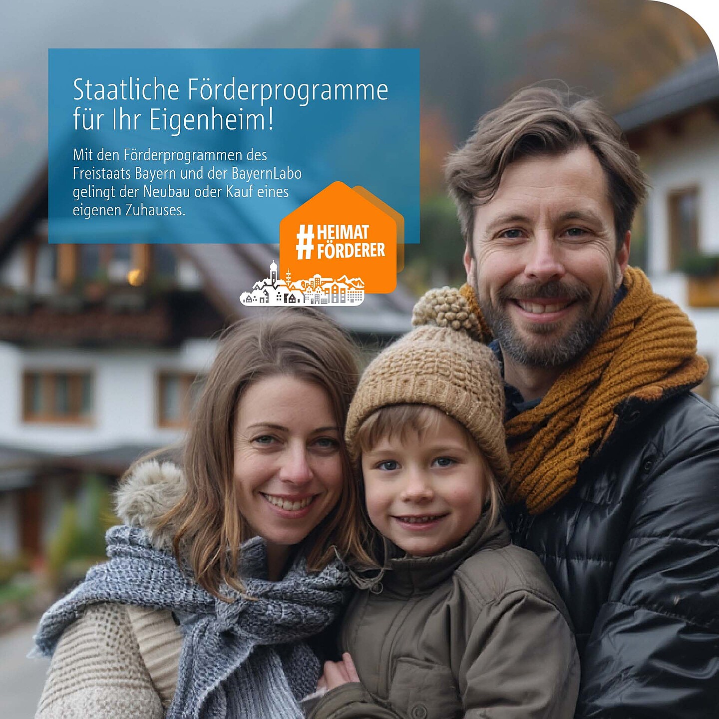 Staatliche Förderprogramme des Freistaates Bayern und der BayernLabo für Ihr Eigenheim!