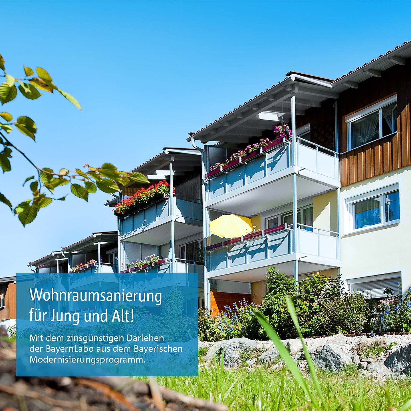 Saniertes Mietshaus: Staatliche Förderung zur Sanierung von Mietwohnungen und Pflegeplätzen in Bayern
