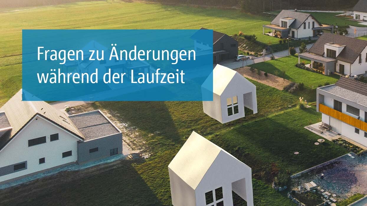 Haus mit Baufinanzierung Darlehen Vertrag der BayernLabo.